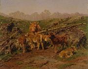 Rosa Bonheur Weaning the Calves oil painting artist